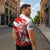Wales Celtic Cross Zipper Polo Shirt Cymru Am Byth Red Version - Wonder Print Shop