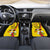 Personalized Uganda Independence Day Car Mats Grey Crowned Crane Bird - Wonder Print Shop