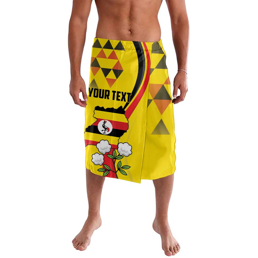 Personalized Uganda Independence Day Lavalava Grey Crowned Crane Bird - Wonder Print Shop