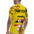 Personalized Uganda Independence Day Rugby Jersey Grey Crowned Crane Bird - Wonder Print Shop