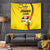 Personalized Uganda Independence Day Tapestry Grey Crowned Crane Bird - Wonder Print Shop