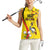 Personalized Uganda Independence Day Women Sleeveless Polo Shirt Grey Crowned Crane Bird - Wonder Print Shop