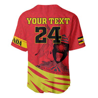 Custom Uganda Independence Day 1962 Baseball Jersey Coat Of Arms With Kente Patterns - Wonder Print Shop
