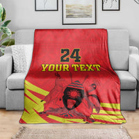 Custom Uganda Independence Day 1962 Blanket Coat Of Arms With Kente Patterns