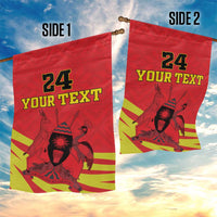 Custom Uganda Independence Day 1962 Garden Flag Coat Of Arms With Kente Patterns - Wonder Print Shop