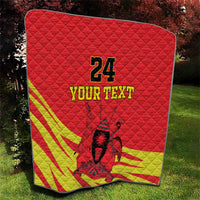 Custom Uganda Independence Day 1962 Quilt Coat Of Arms With Kente Patterns - Wonder Print Shop