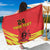 Custom Uganda Independence Day 1962 Sarong Coat Of Arms With Kente Patterns - Wonder Print Shop