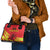 Custom Uganda Independence Day 1962 Shoulder Handbag Coat Of Arms With Kente Patterns