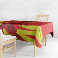 Custom Uganda Independence Day 1962 Tablecloth Coat Of Arms With Kente Patterns - Wonder Print Shop