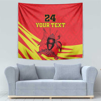Custom Uganda Independence Day 1962 Tapestry Coat Of Arms With Kente Patterns - Wonder Print Shop