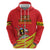 Custom Uganda Independence Day 1962 Zip Hoodie Coat Of Arms With Kente Patterns - Wonder Print Shop