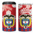Colombia Christmas 4 in 1 Can Cooler Tumbler Libertad y Orden With Feliz Navidad - Wonder Print Shop