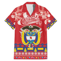 Colombia Christmas Family Matching Mermaid Dress and Hawaiian Shirt Libertad y Orden With Feliz Navidad - Wonder Print Shop