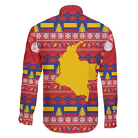 Colombia Christmas Family Matching Summer Maxi Dress and Hawaiian Shirt Libertad y Orden With Feliz Navidad - Wonder Print Shop