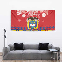 Colombia Christmas Tapestry Libertad y Orden With Feliz Navidad - Wonder Print Shop