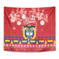 Colombia Christmas Tapestry Libertad y Orden With Feliz Navidad - Wonder Print Shop