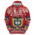 Colombia Christmas Zip Hoodie Libertad y Orden With Feliz Navidad - Wonder Print Shop