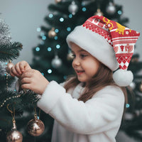 Finland Christmas Hannunvaakuna Christmas Santa Hat Hyvaa Joulua Nordic Snow Lion Red Version - Wonder Print Shop