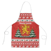 Bulgaria Christmas Apron Merry Xmas Lion Crest - Wonder Print Shop