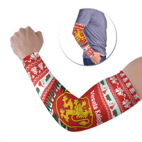 Bulgaria Christmas Arm Sleeves Merry Xmas Lion Crest - Wonder Print Shop