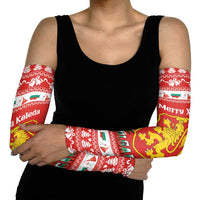 Bulgaria Christmas Arm Sleeves Merry Xmas Lion Crest - Wonder Print Shop