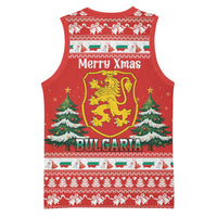 Bulgaria Christmas Basketball Jersey Merry Xmas Lion Crest - Wonder Print Shop