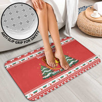 Bulgaria Christmas Bathroom Set Merry Xmas Lion Crest - Wonder Print Shop