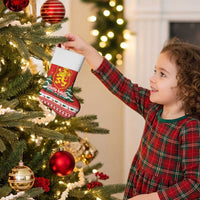 Bulgaria Christmas Stocking Merry Xmas Lion Crest - Wonder Print Shop