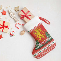 Bulgaria Christmas Stocking Merry Xmas Lion Crest - Wonder Print Shop
