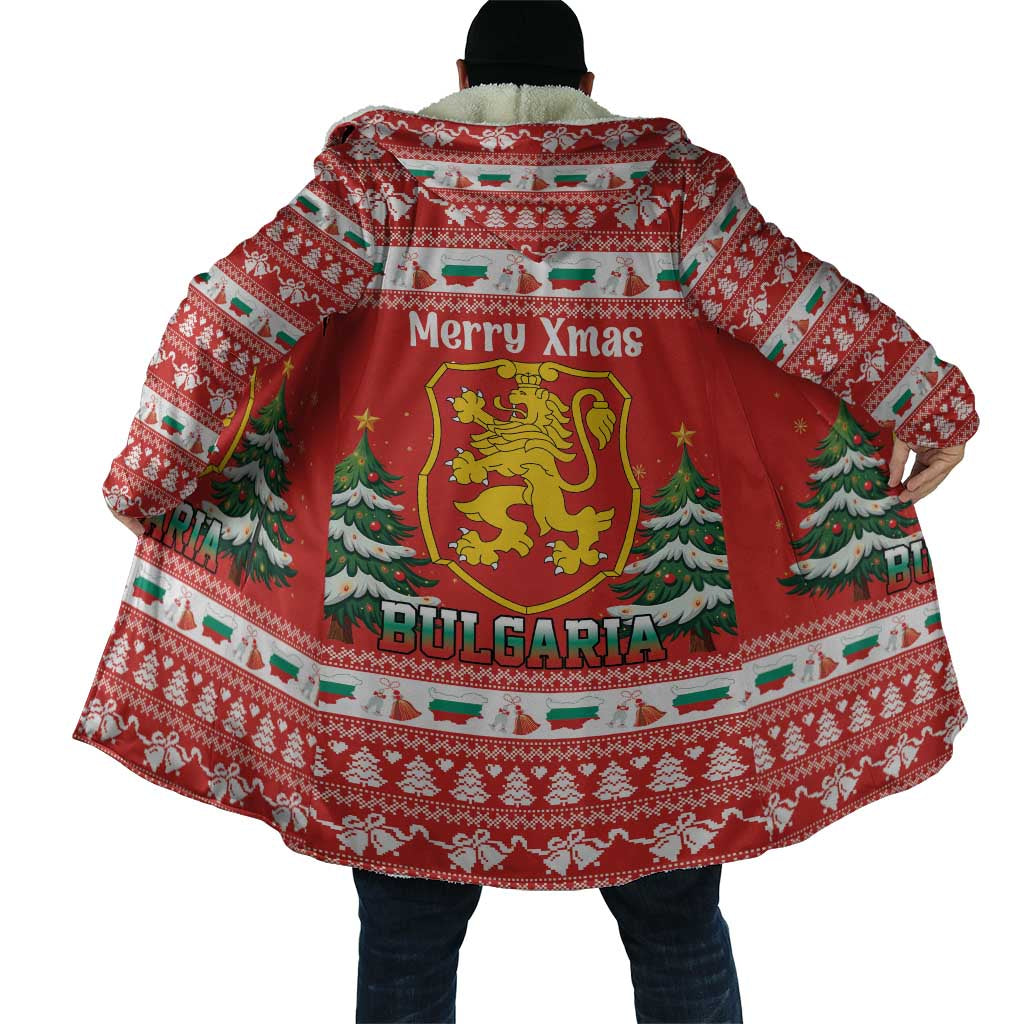 Bulgaria Christmas Cloak Merry Xmas Lion Crest - Wonder Print Shop