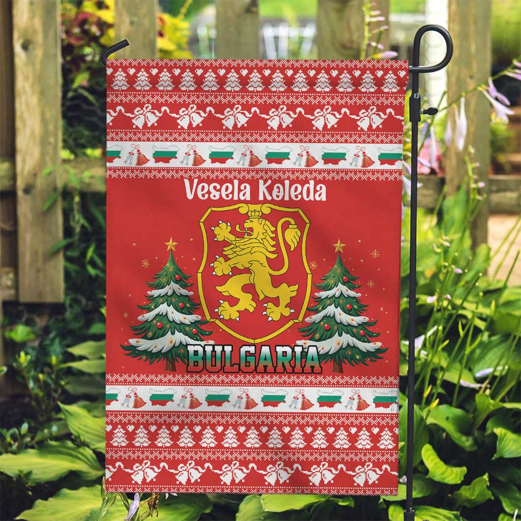 Bulgaria Christmas Garden Flag Merry Xmas Lion Crest - Wonder Print Shop