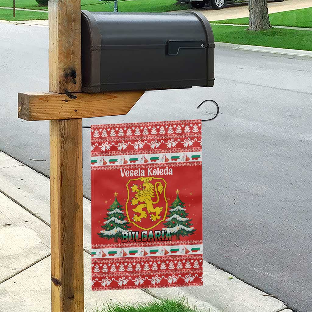 Bulgaria Christmas Garden Flag Merry Xmas Lion Crest - Wonder Print Shop