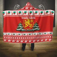 Bulgaria Christmas Hooded Blanket Merry Xmas Lion Crest - Wonder Print Shop