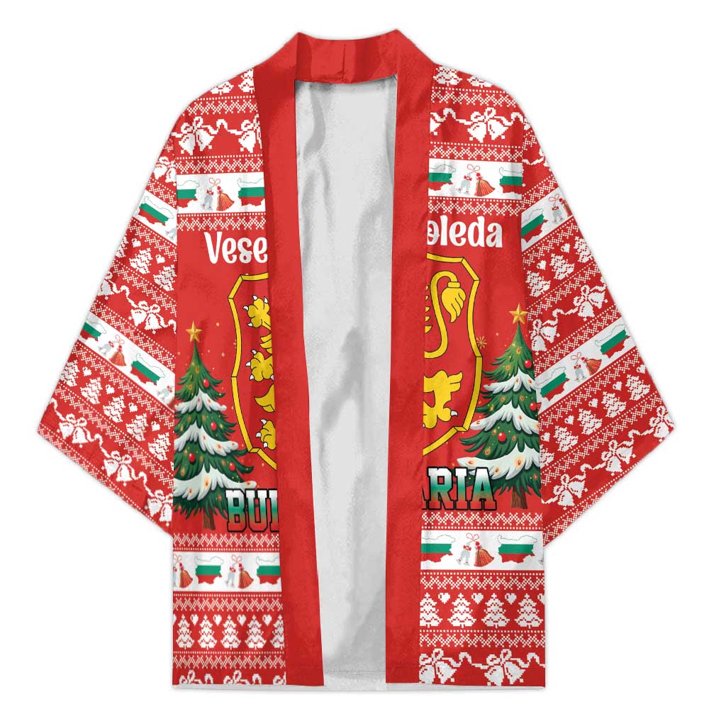 Bulgaria Christmas Kimono Merry Xmas Lion Crest - Wonder Print Shop