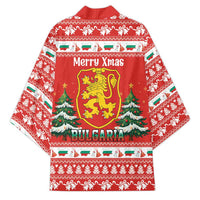 Bulgaria Christmas Kimono Merry Xmas Lion Crest - Wonder Print Shop