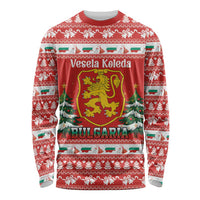 Bulgaria Christmas Long Sleeve Shirt Merry Xmas Lion Crest - Wonder Print Shop