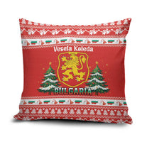 Bulgaria Christmas Pillow Cover Merry Xmas Lion Crest - Wonder Print Shop