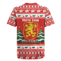 Bulgaria Christmas Rugby Jersey Merry Xmas Lion Crest - Wonder Print Shop