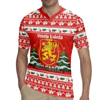 Bulgaria Christmas Rugby Jersey Merry Xmas Lion Crest - Wonder Print Shop