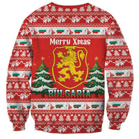 Bulgaria Christmas Sweatshirt Merry Xmas Lion Crest - Wonder Print Shop