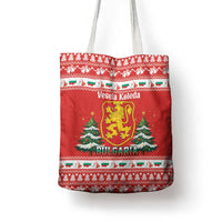 Bulgaria Christmas Tote Bag Merry Xmas Lion Crest - Wonder Print Shop