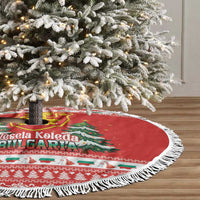 Bulgaria Christmas Tree Skirt Merry Xmas Lion Crest - Wonder Print Shop