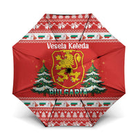 Bulgaria Christmas Umbrella Merry Xmas Lion Crest - Wonder Print Shop