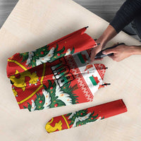 Bulgaria Christmas Umbrella Merry Xmas Lion Crest - Wonder Print Shop