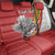 Personalized Lithuania Independence Day Back Car Seat Cover Lithuanian Vytis Swoosh - Wonder Print Shop