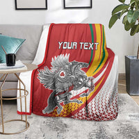 Personalized Lithuania Independence Day Blanket Lithuanian Vytis Swoosh
