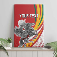 Personalized Lithuania Independence Day Canvas Wall Art Lithuanian Vytis Swoosh - Wonder Print Shop