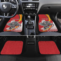 Personalized Lithuania Independence Day Car Mats Lithuanian Vytis Swoosh - Wonder Print Shop