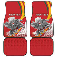 Personalized Lithuania Independence Day Car Mats Lithuanian Vytis Swoosh - Wonder Print Shop