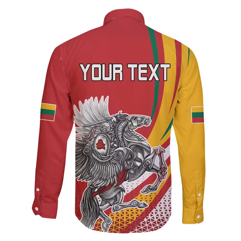 Personalized Lithuania Independence Day Family Matching Puletasi and Hawaiian Shirt Lithuanian Vytis Swoosh - Wonder Print Shop